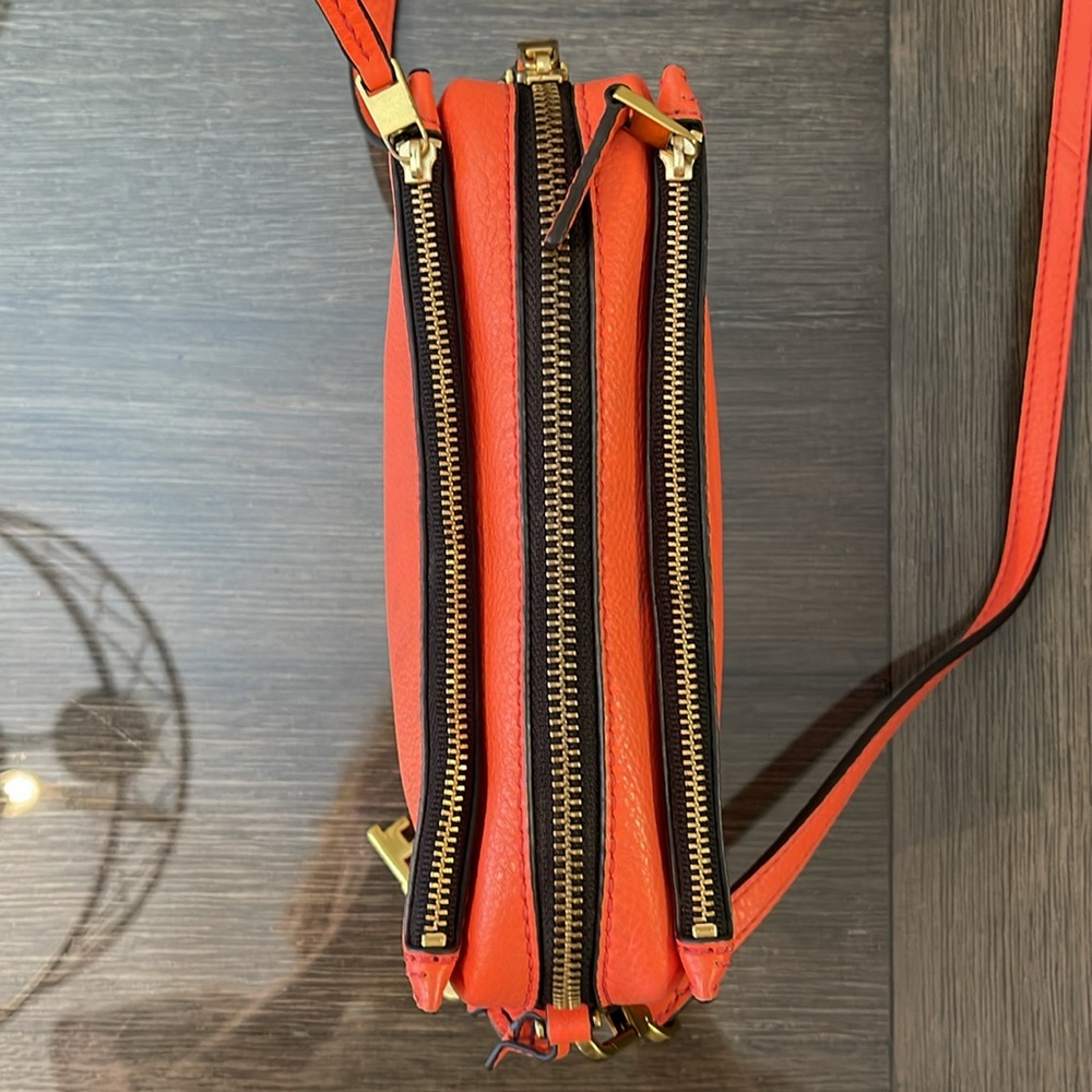 Fossil Women's Campbell Crossbody Bag Lava - Coral - Picture 5 of 17